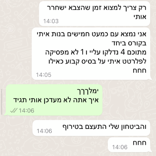 תוצאות מהתכנית של איתי